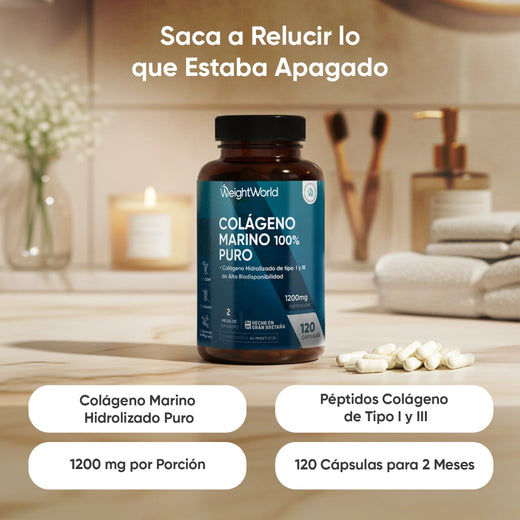 Colágeno Marino de alta potencia 1200 mg