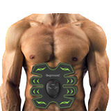Front of EMS eight Pad Abs Core Muscle Stimulator box