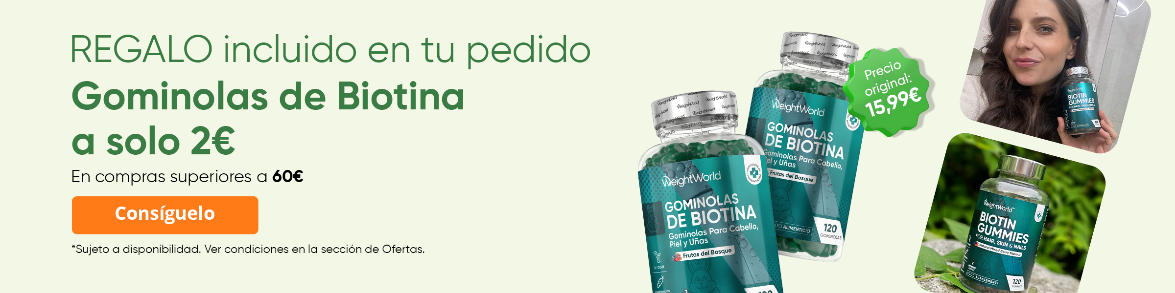 Llévate un regalo con tu pedido en WeightWorld