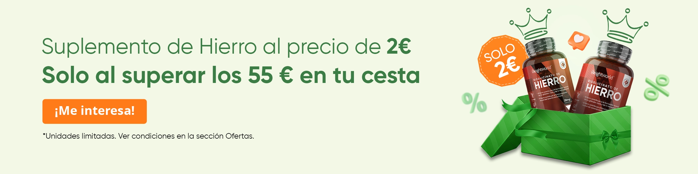 Comprimidos de Hierro a solo 2 €