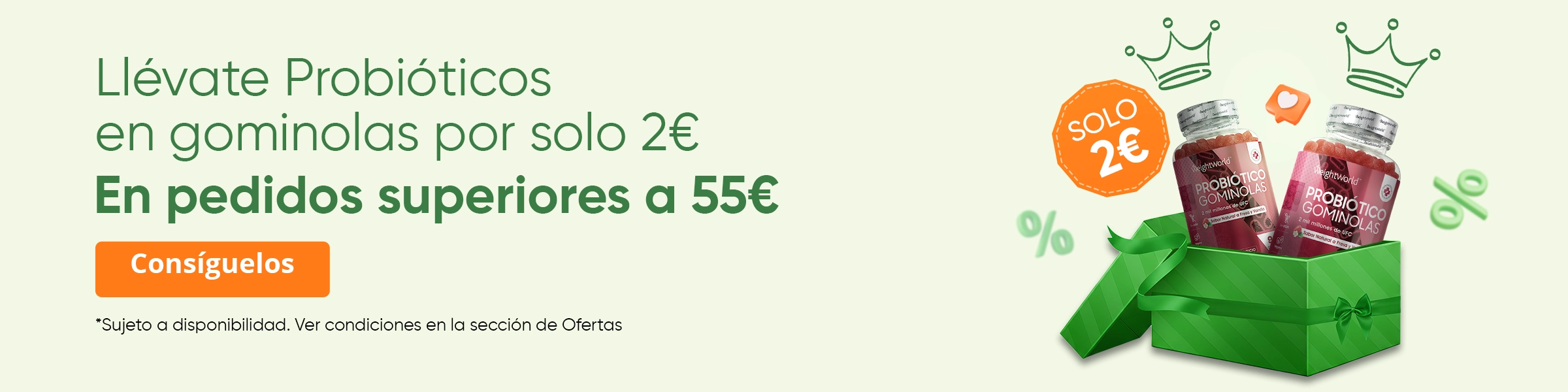 Llévate un suplemento por solo 2 €