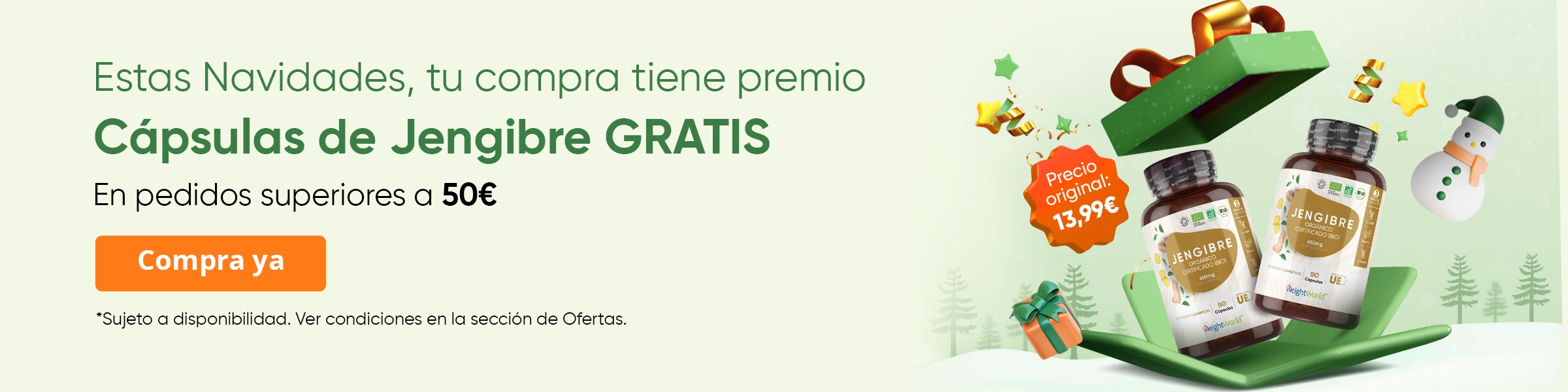Llévate un regalo con tu pedido en WeightWorld