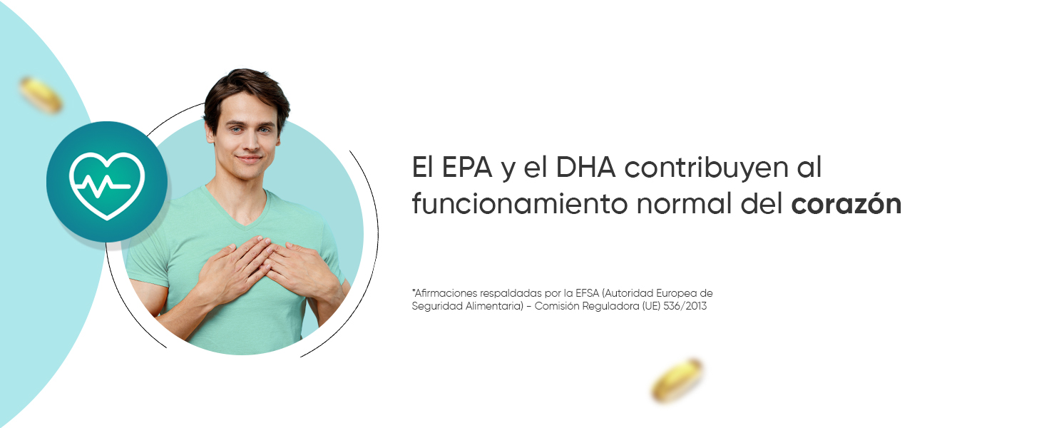 Omega 3 para salud del corazón