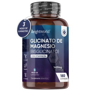 Suplemento Glicinato de Magnesio con Vitamina B6