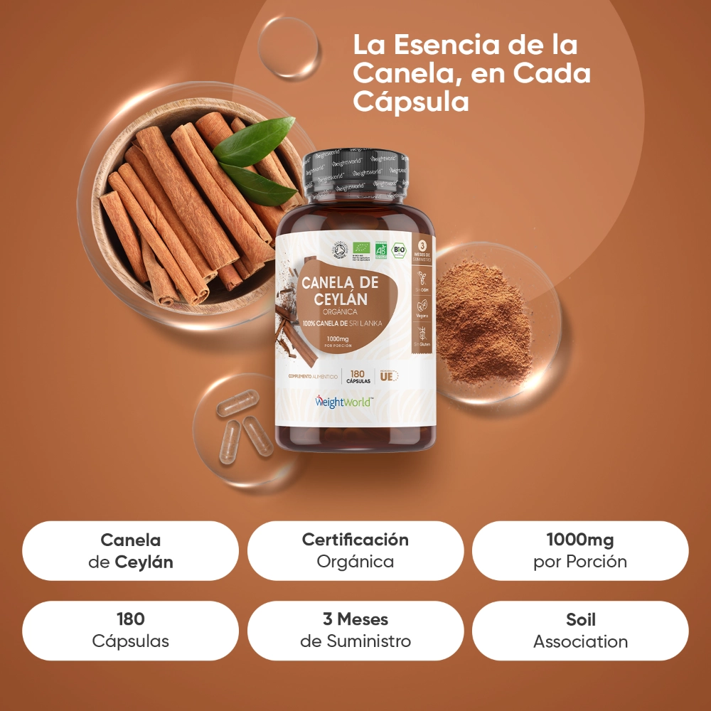 Propiedades de las cápsulas de Canela de Ceilán