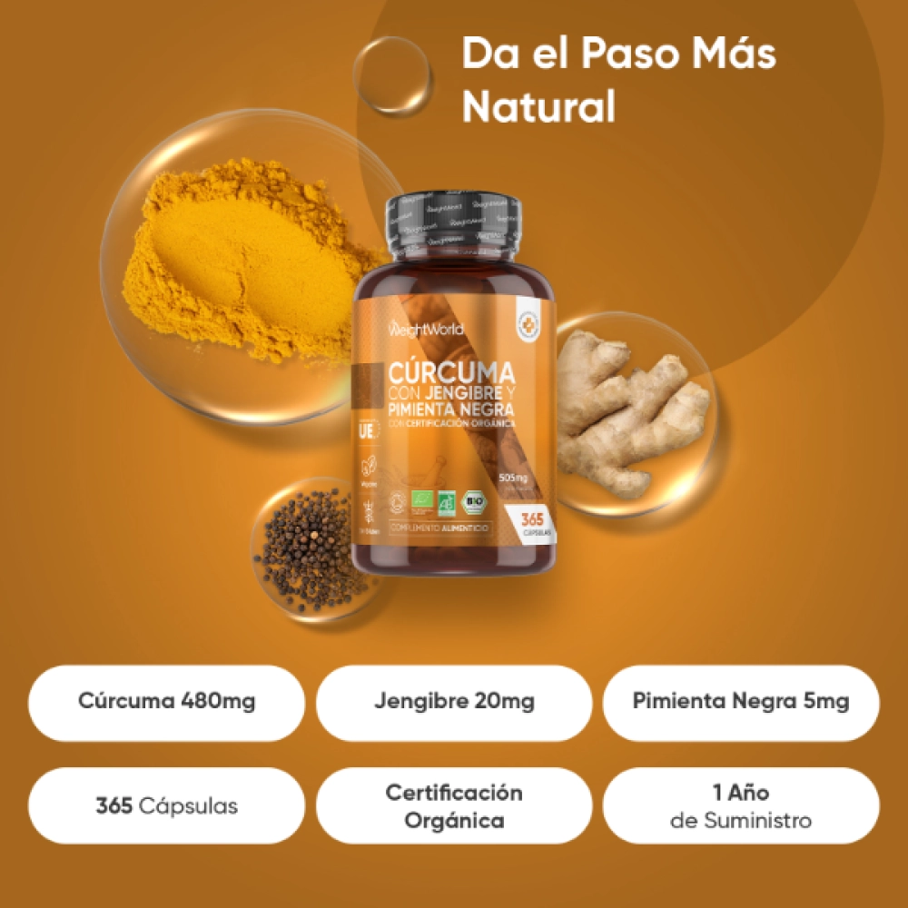 Cúrcuma Orgánica Certificada