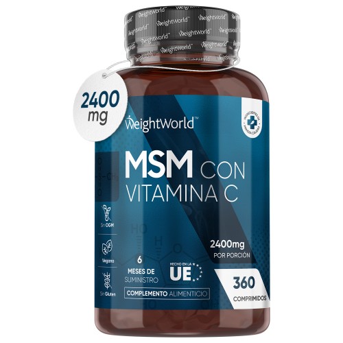 Comprimidos de MSM con vitamina C