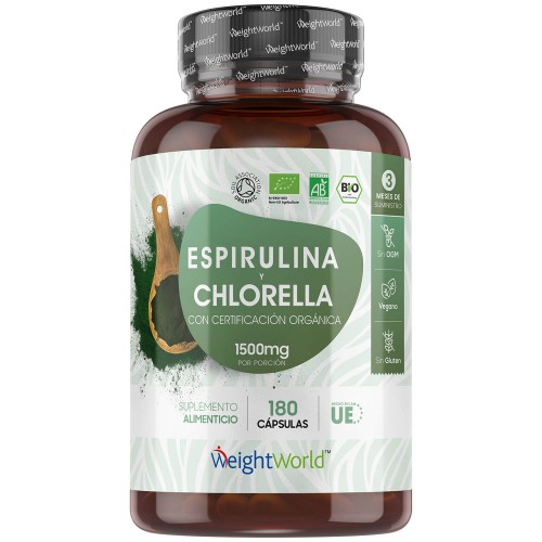 Espirulina y Chlorella Orgánica
