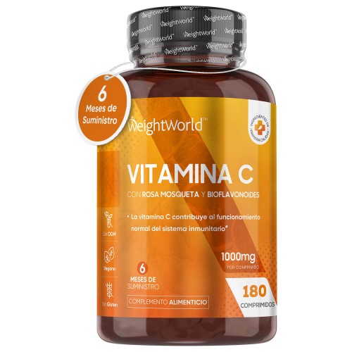 Vitamina C con Rosa Mosqueta y Bioflavonoides