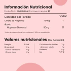 Información Nutricional Gummies de Magnesio para niños