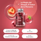 Gominolas de vinagre de manzana con 5% de ácido acético