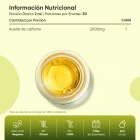 Información nutricional Aceite de Cáñamo