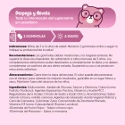 Indicaciones para tomar las gominolas de calcio y D3 para niños