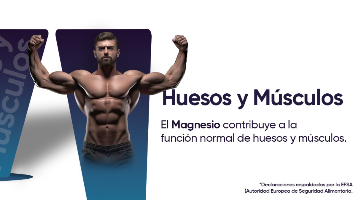 Glicinato de magnesio para huesos y músculos