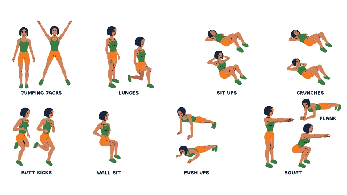 Mujer haciendo ejercicios de estiramiento