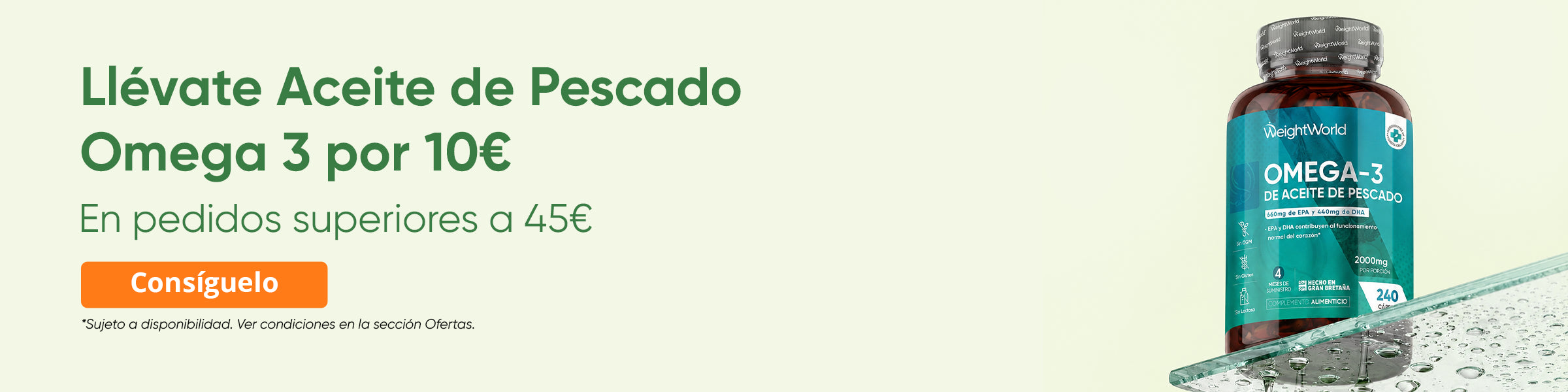Llévate un suplemento a casa por solo 10 €