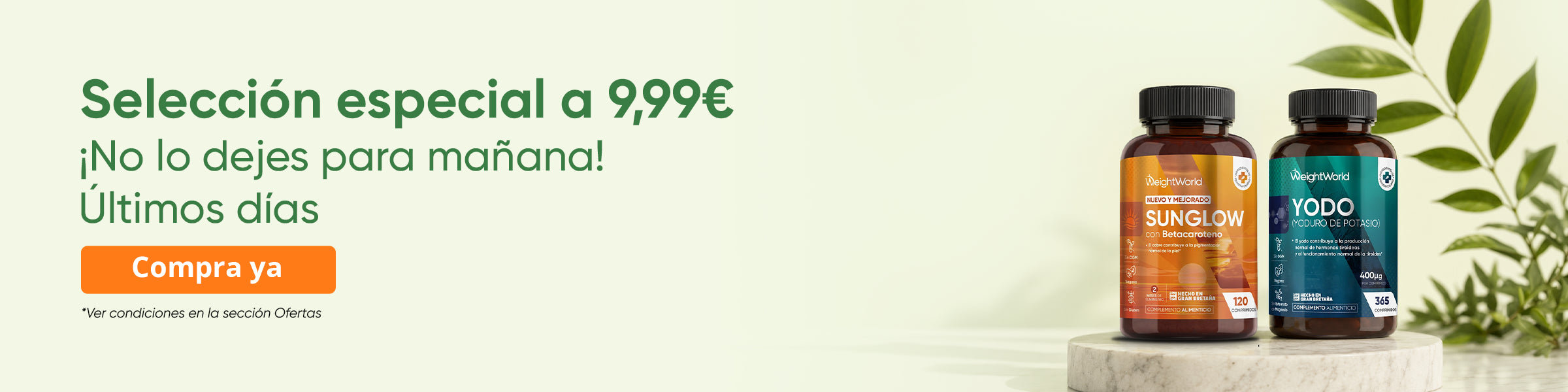 Selección especial de productos a 9,99 €