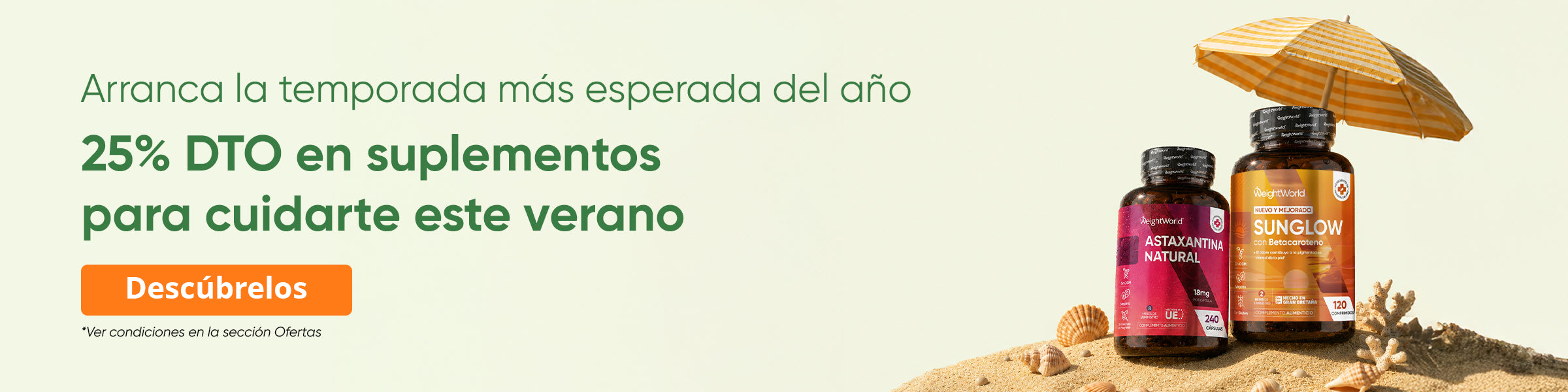 25 % en suplementos para verano