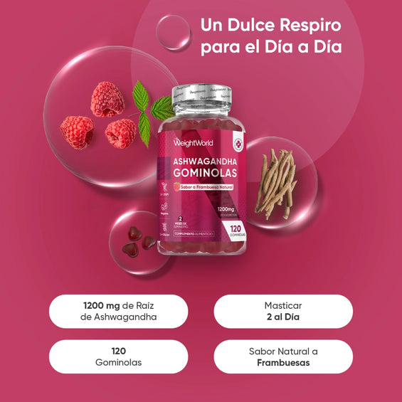 1200 mg de Ashwagandha por porción