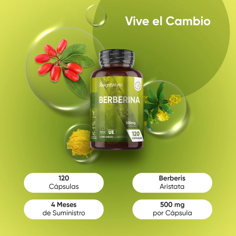 Berberina 120 cápsulas