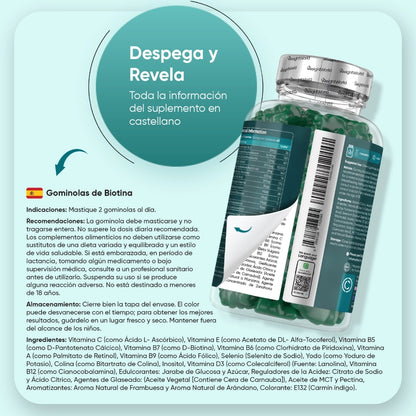 Cómo tomar las gominolas de biotina