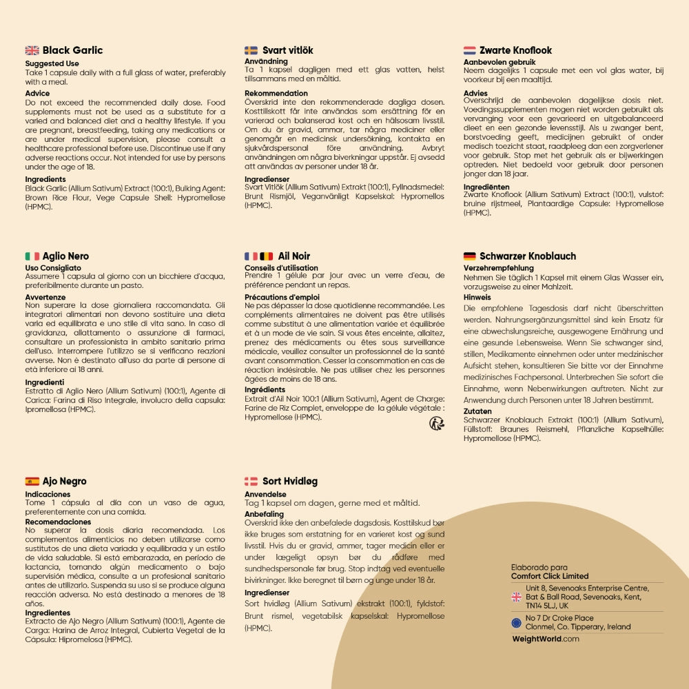 Cómo tomar las cápsulas de Ajo Negro