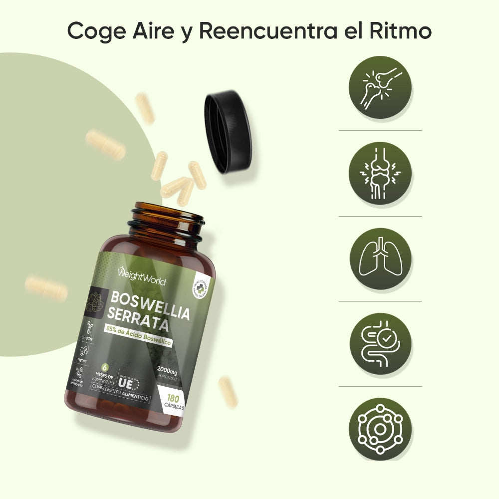 Suplemento 85 % Ácido Boswélico