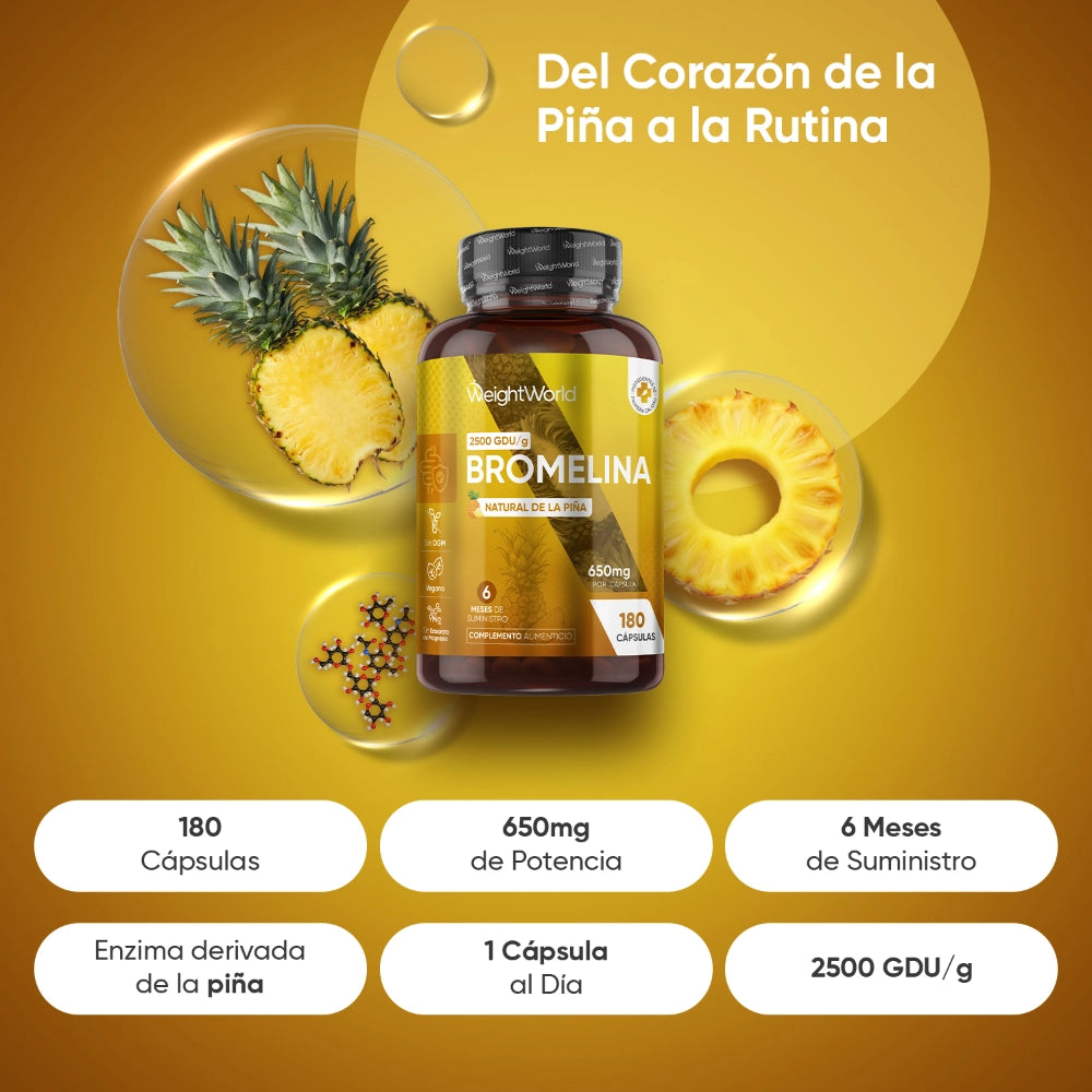 Bromelina 650 mg