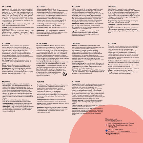 Modo de uso Coenzima Q10