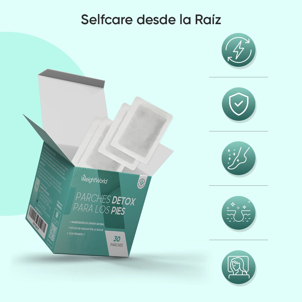 Beneficios de los parches detox para pies