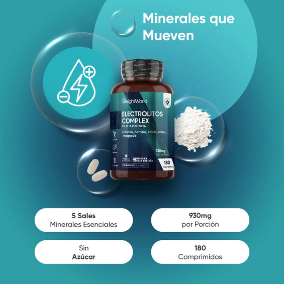 Electrolitos con minerales esenciales