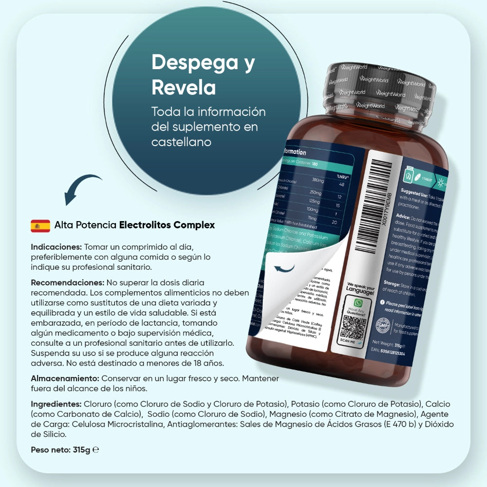 Electrolitos Complex para todos los estilos de vida