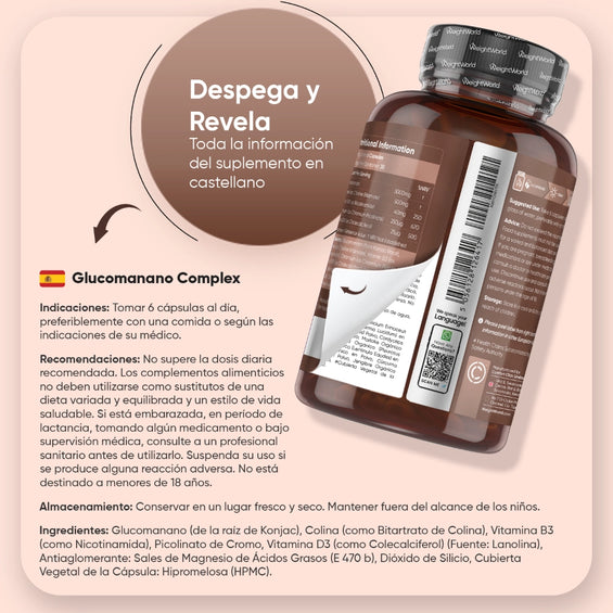 Recomendaciones Glucomanano