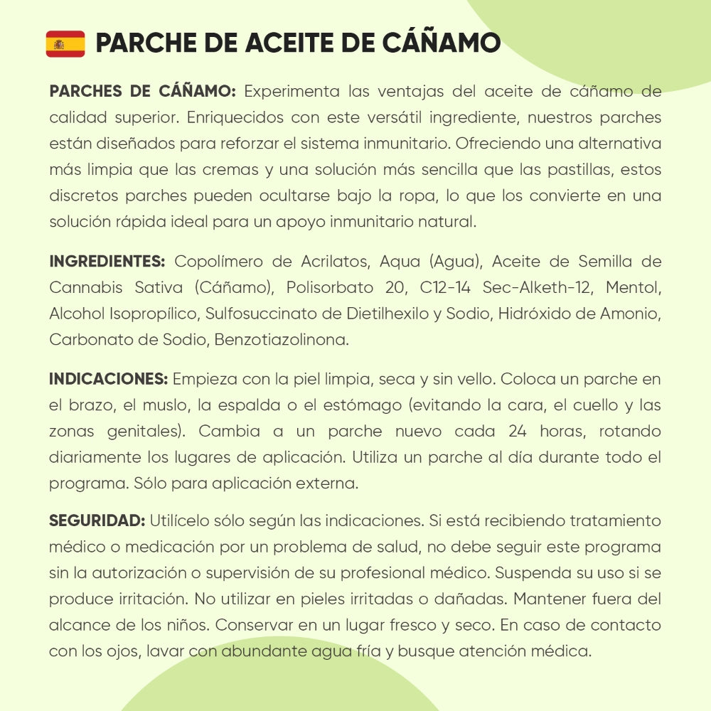 Cómo usar los parches transdérmicos