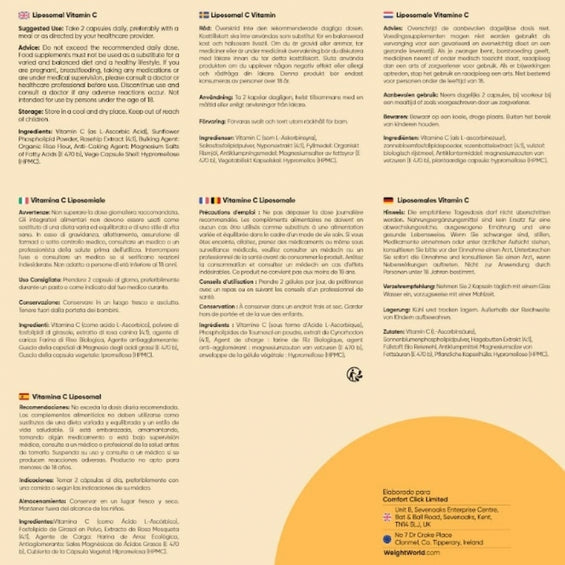 Recomendaciones Vitamina C 1000 mg