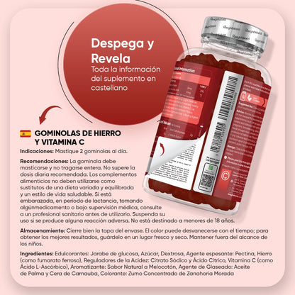 Uso Gominolas de Hierro y Vit C