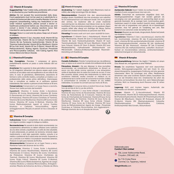 Cómo tomar los comprimidos de Vitamina B Complex