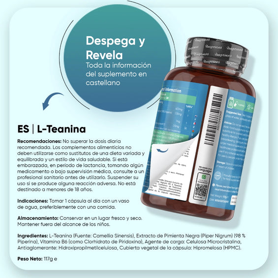 Recomendaciones de uso L-Teanina
