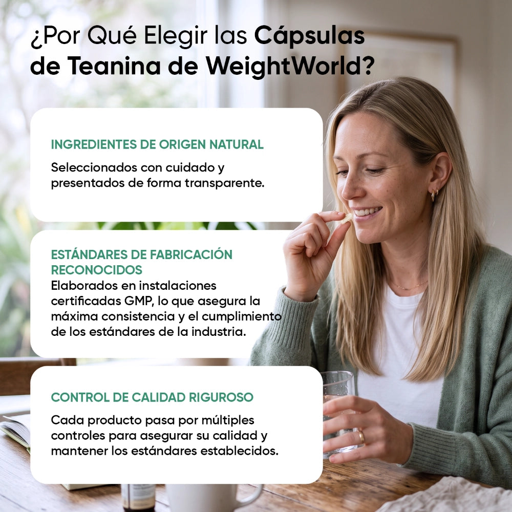 Indicaciones cápsulas Teanina
