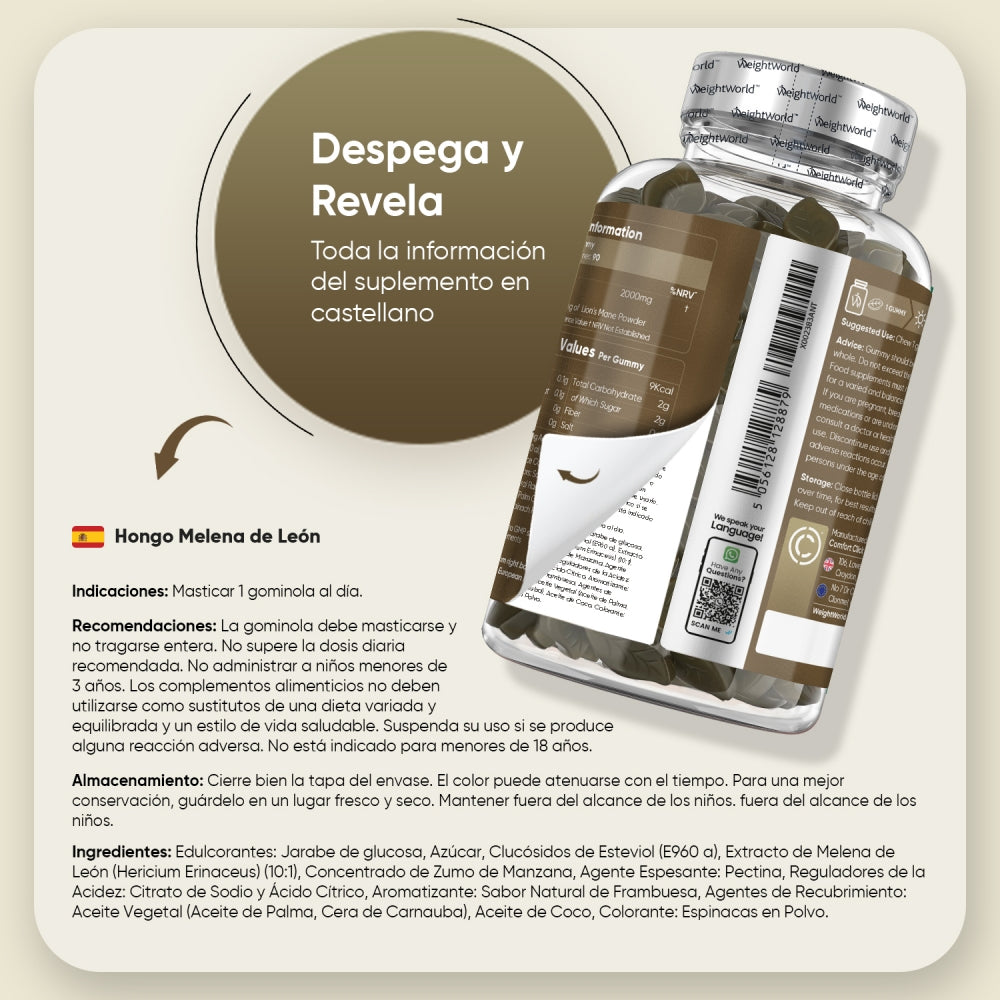 Modo de uso hongo Melena de León