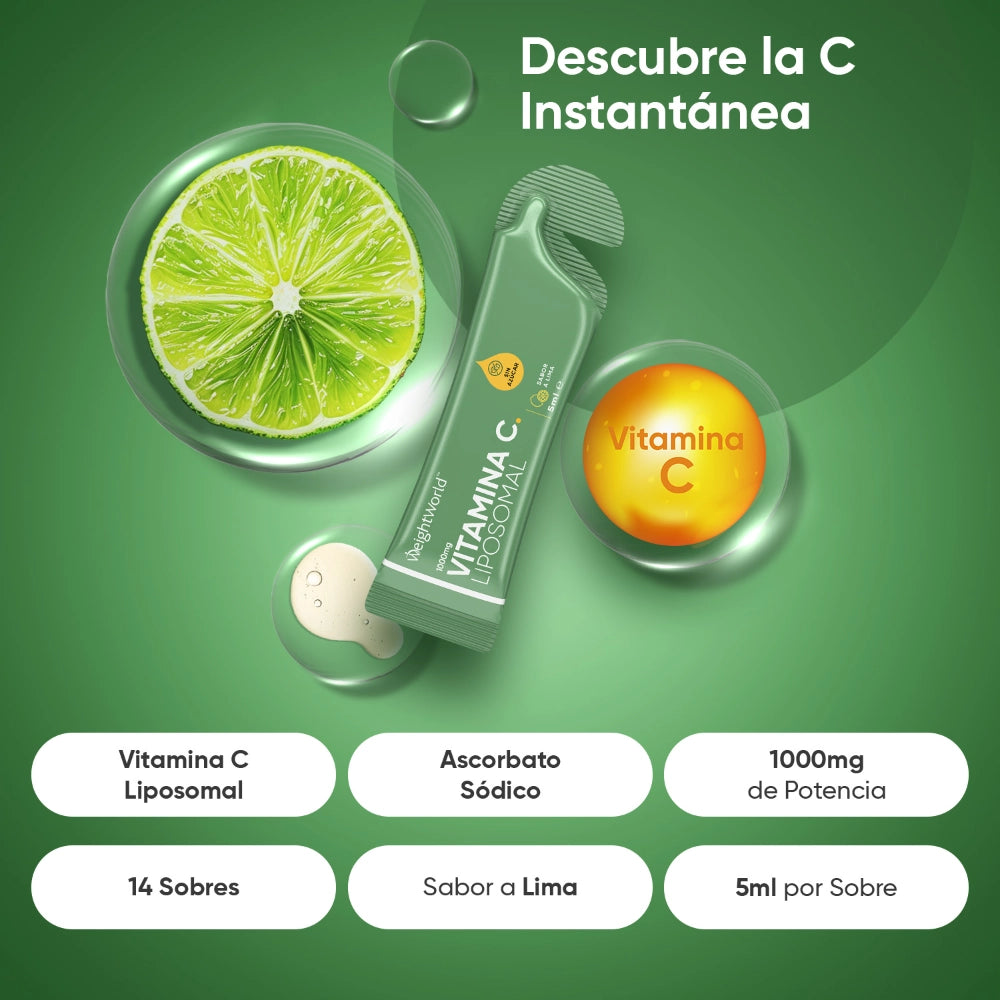 Vitamina C liposomal 1000 mg por cada sobre