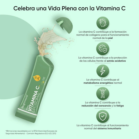 Beneficios vitamina C Liposomal líquida