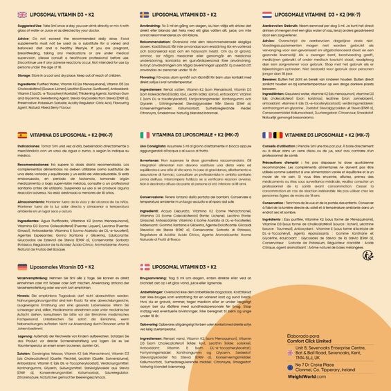 Modo de uso vitamina D3 K2 en formato líquido