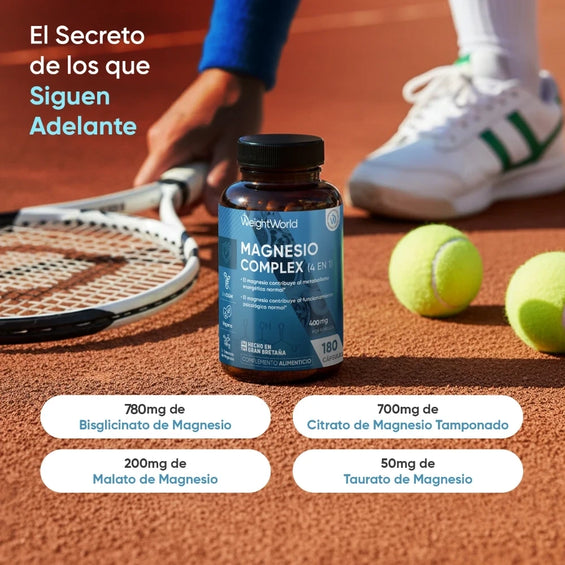 4 formas de magnesio en una fórmula