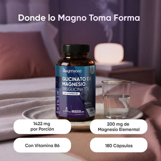 Glicinato de Magnesio 1422 mg