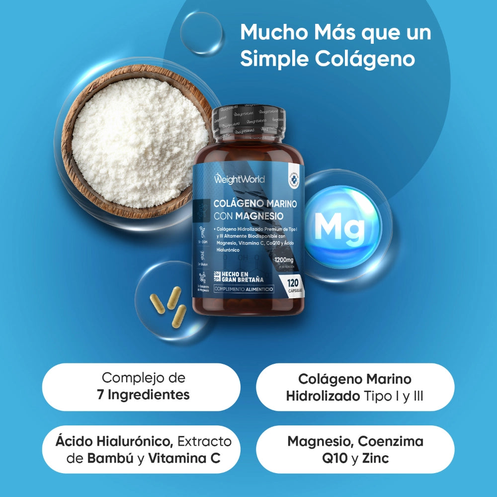 Colágeno con Magnesio y Vitamina C