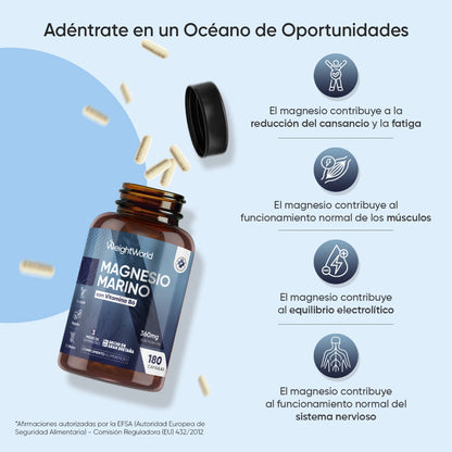 Beneficios del Magnesio Marino