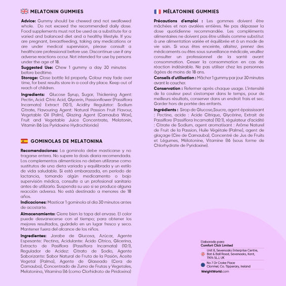 Recomendaciones Melatonina para dormir