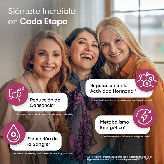 Vitaminas y minerales para regulación hormonal