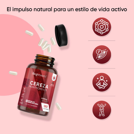 Cereza Montmorency para bienestar